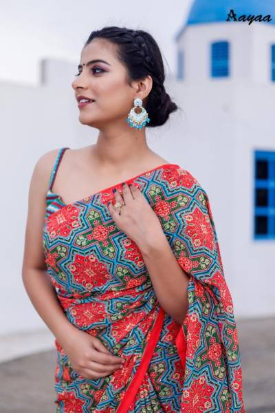 AARADHNA VOL-8 BY AAYAA GEORGETTE SAREE MANUFACTURER IN INDIA